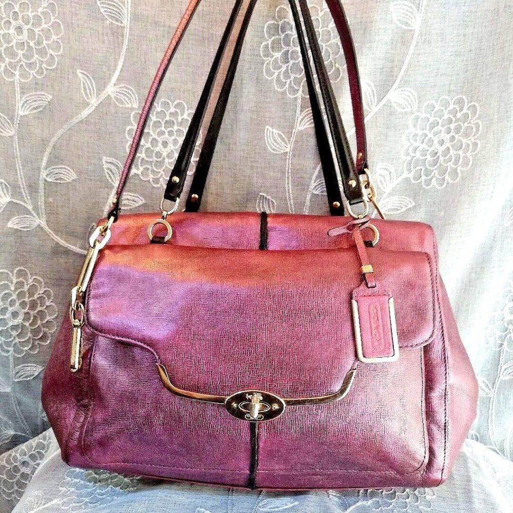 Coach XL Cross-grain satchel